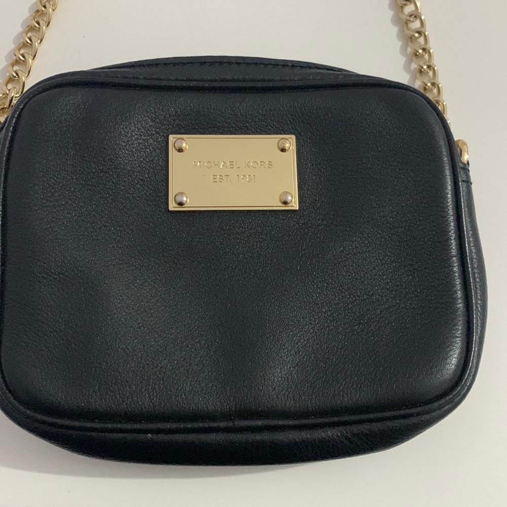 Black Michel by Michael Kors bag.
